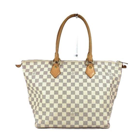 LOUIS VUITTON N51185 Damier Azur SaleyaMM Bag Shoulder Bag Tote Bag - Picture 1 of 16